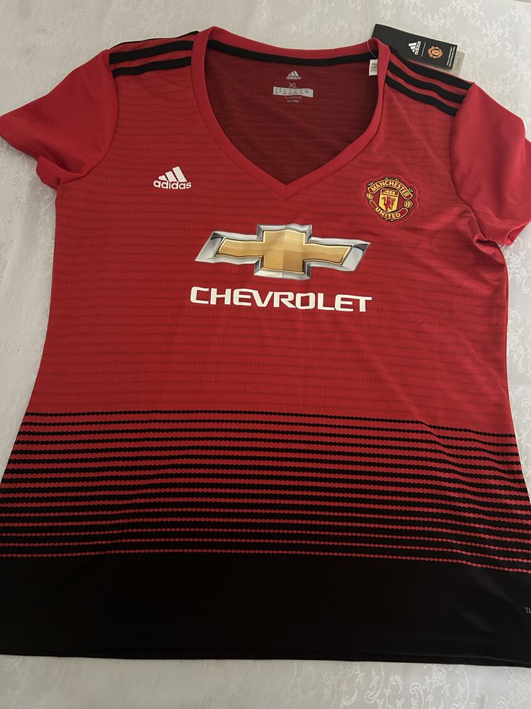 Tricou dama , marimea XL , original Manchester United , afidas