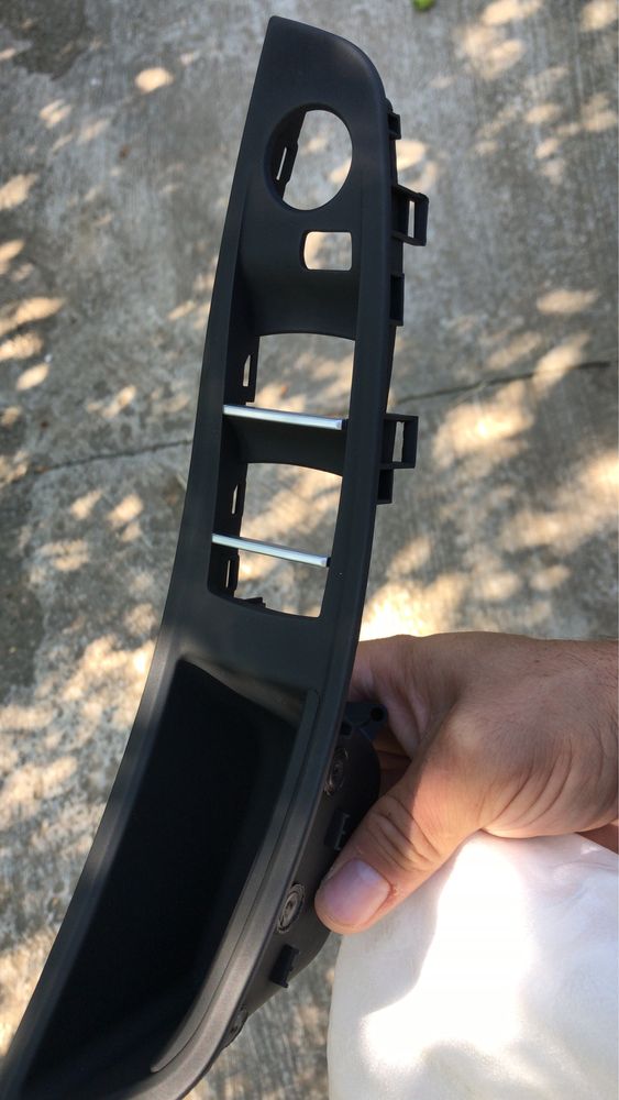 Maner interior sofer, BMW seria 5 F10,F11/F10, negru crem/bej/Oyster