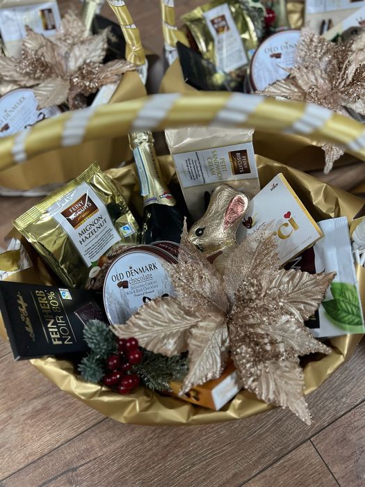 Новогогодние сладкие корзины