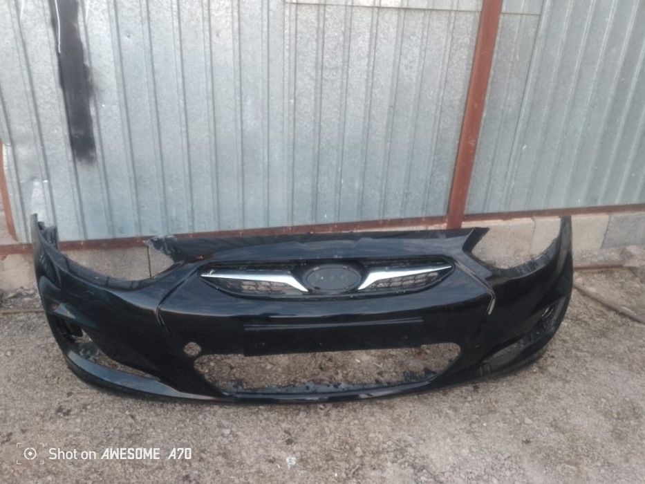 Продам бампер на хундай аксент 2014 года