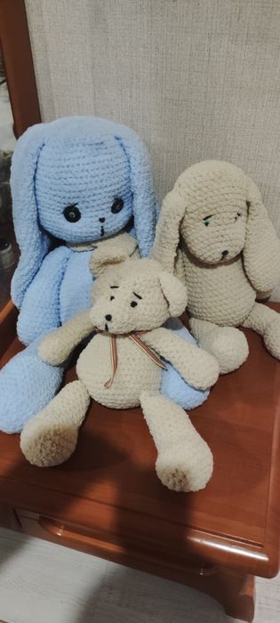 Мягкие игрушки  ручной работы.
