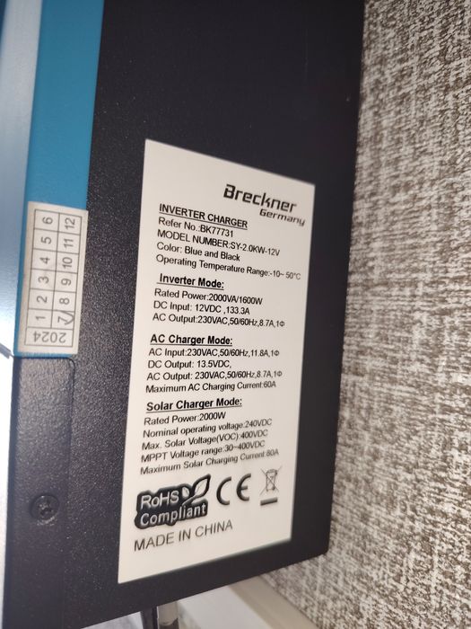 Invertor hibrid solar 12 v