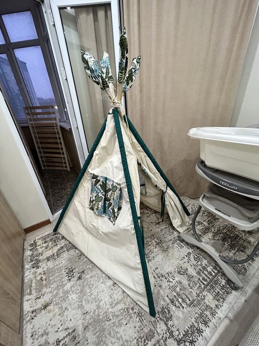 Вигвам (шалаш) детский из льна