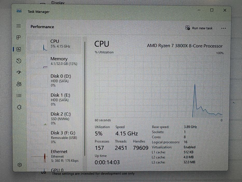 Unitate PC - RYZEN 7 3800X 3.9 GHZ + RX 5700 XT 8GB