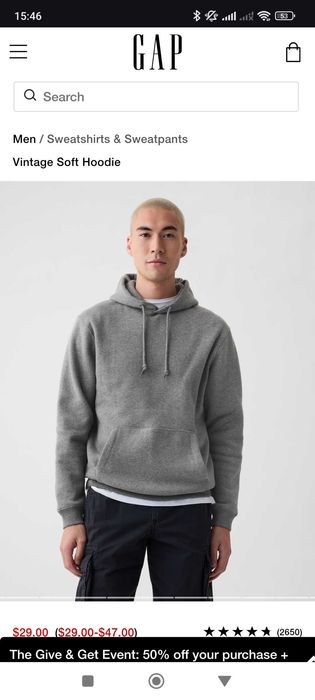 Продам худи от Gap США