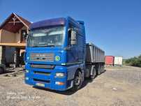 Vand Man TGA +semiremorca aluminiu sau schimb cu Iveco basculabil  3.5