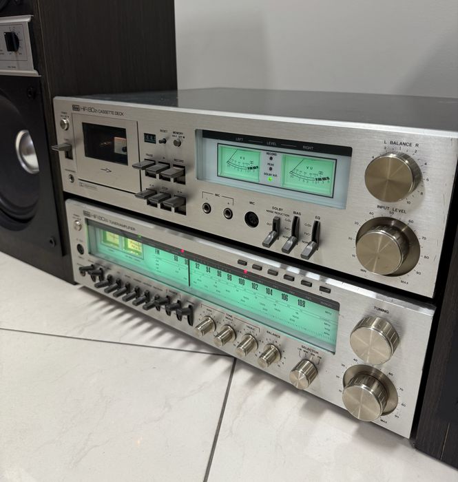 Аудио сет ITT ресивър HIFI 8033, Дек HIFI 8021, тонколони ITT