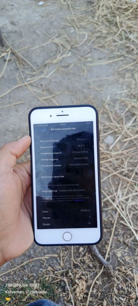 Iphone8 plus 64/xotira