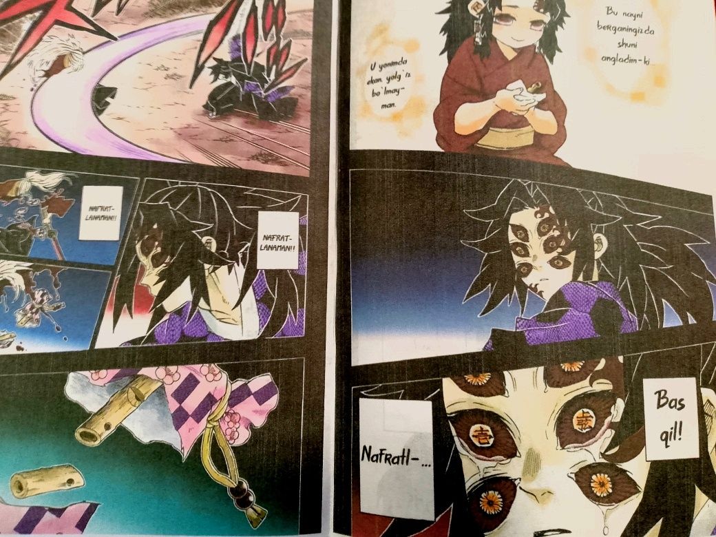 Iblislar qotili manga 20 (Demon slayer) oʻzbek tilida