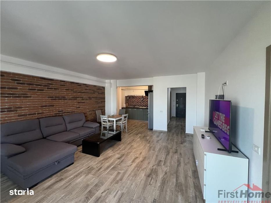 Apartament 2 camere,, 65 mp,mobilat+utilat, bloc nou, zona Brailei