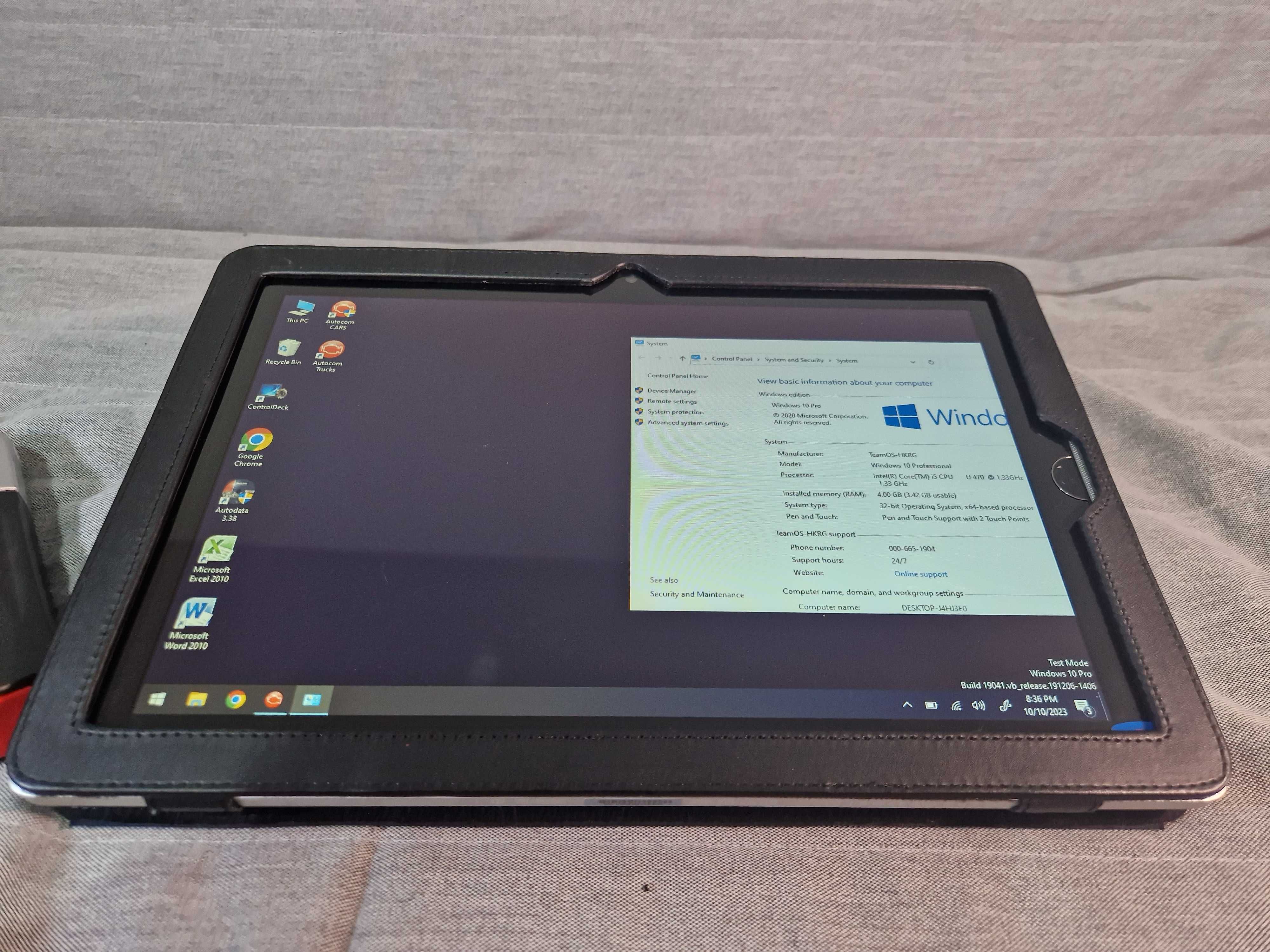 Tableta Diagnoza auto Asus Windows 10 ca Delphi Autocom Tester auto