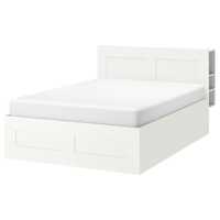 Продается двухспальная кровать IKEA с изголовьем