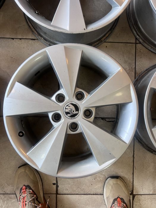 Jante originale skoda 3- 5x112 r16 - fara probleme -1500 lei set
