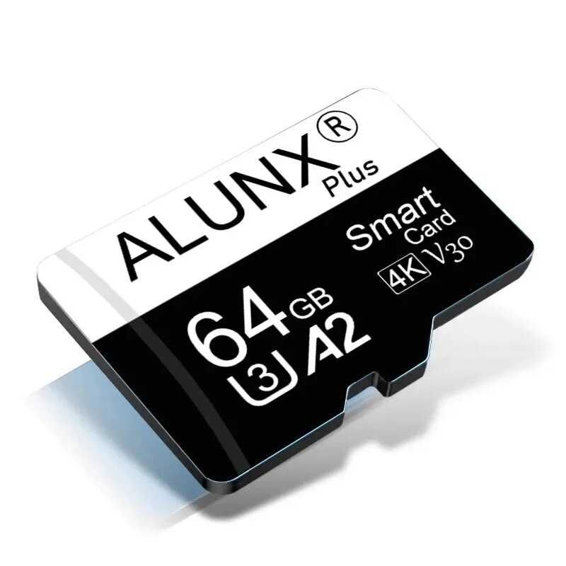 Карта памяти ALUNX Plus TF Card Class 10-U3, 64 ГБ