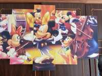 Tablou modular pentru copii Mickey Mouse și prietenii
