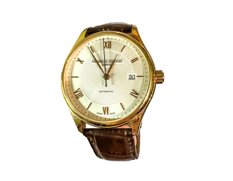 Ceas automatic Frederique Constant Classics Index, Auriu, 40 mm