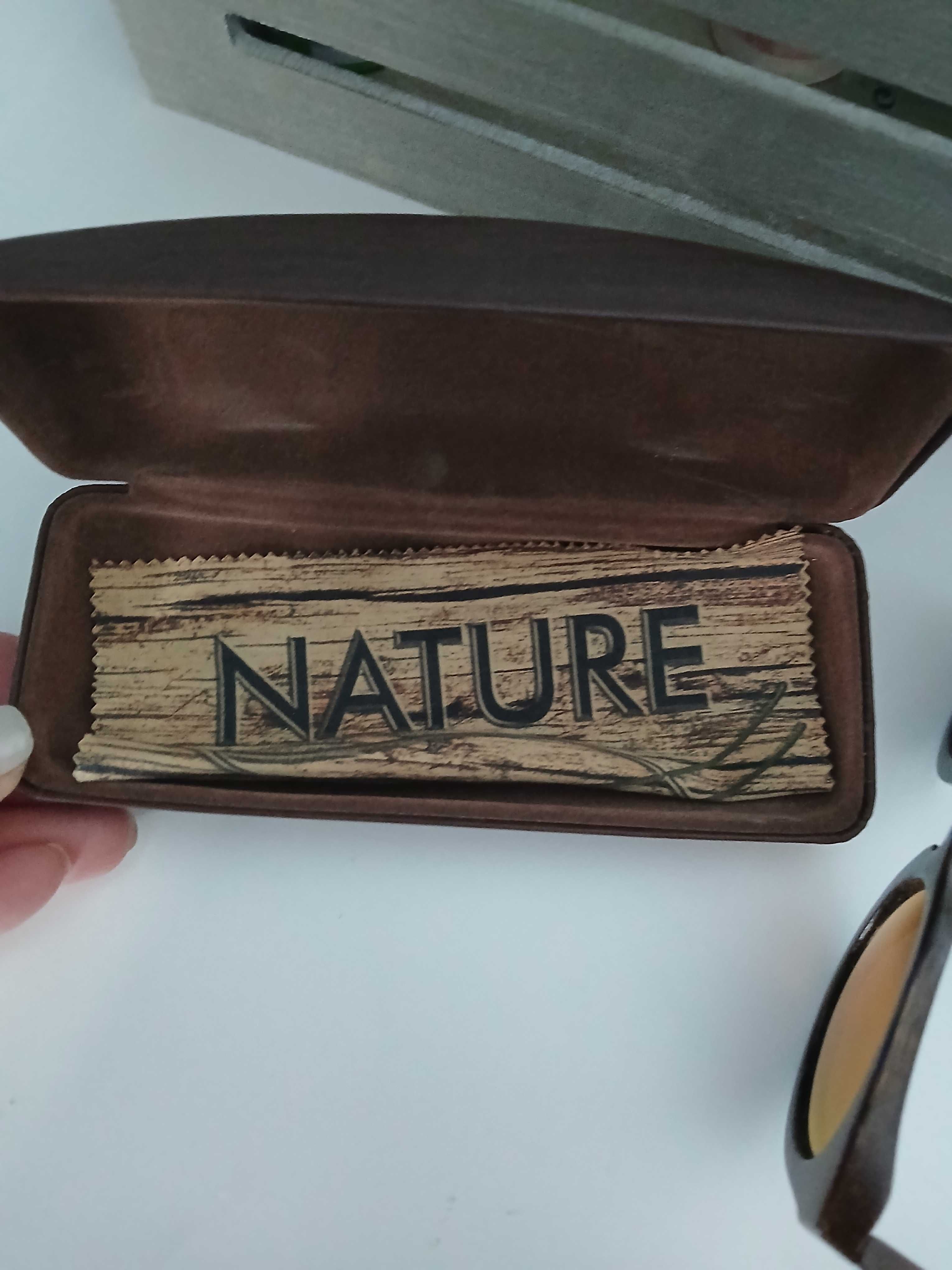 Слънчеви очила NATURE с дървена рамка