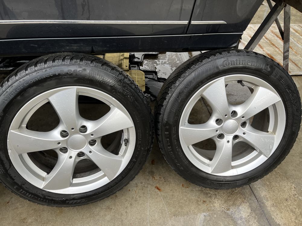 Jante aliaj roti iarna Mercedes W204 C Class Continental 205/55r16
