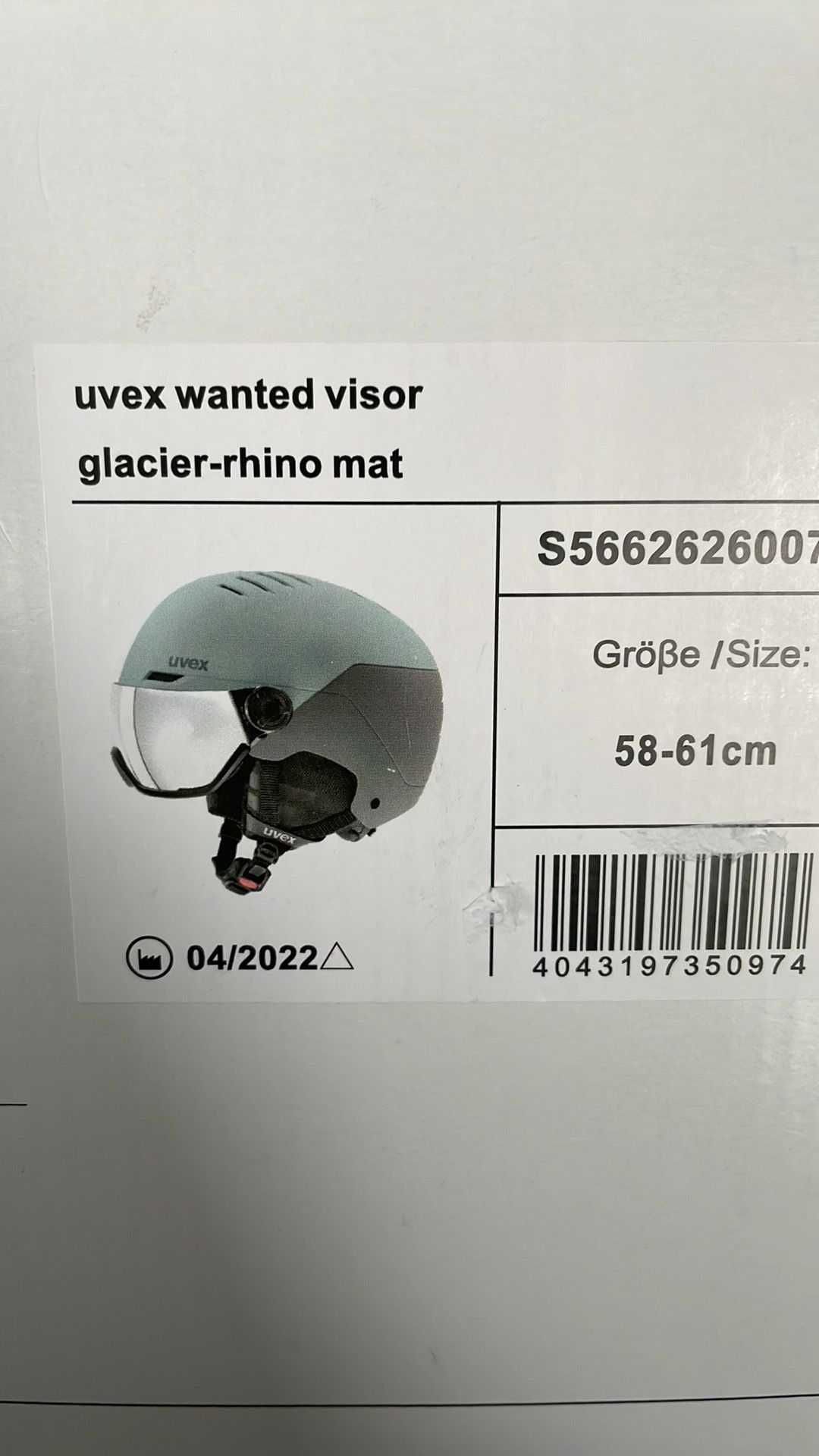 Casca de schi UVEX Wanted Visor 58-61