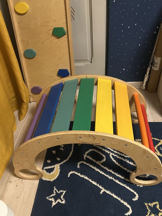 Set de catarat montessori pod rampa escalada copii