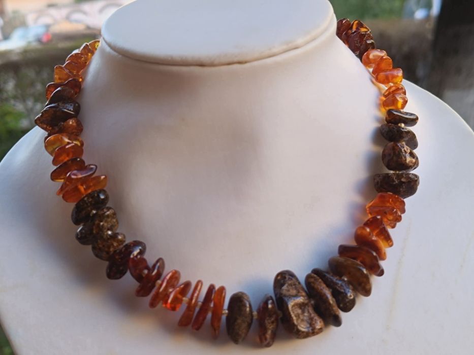 Vechi colier din chihlimbar natural baltic