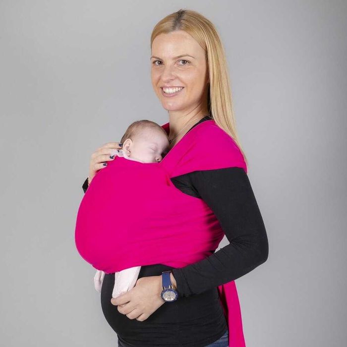 Разпродажба -30% | Еластичен слинг Omniababy | цвят Fuchsia