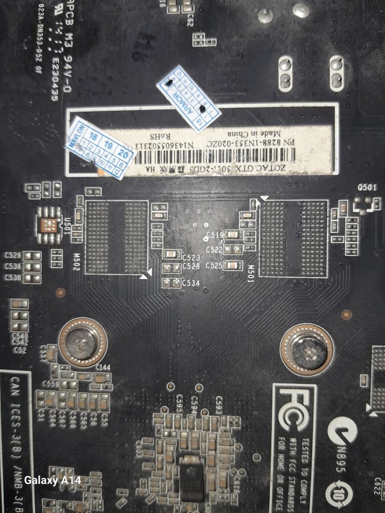 Видеокарта ZOTAC 750 ti 2 Gb
