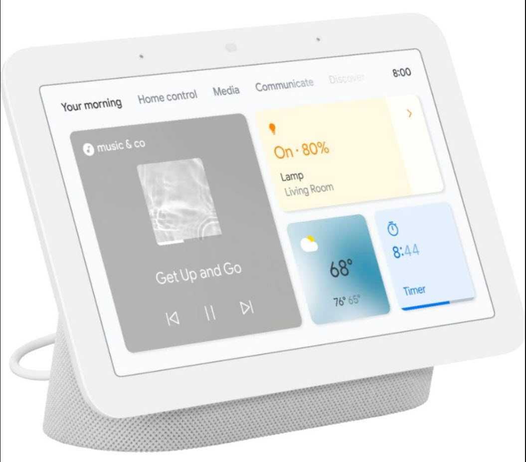 Boxa inteligenta Google Nest Hub 2 Gen, 7" touchscreen Wi-Fi - SIGILAT