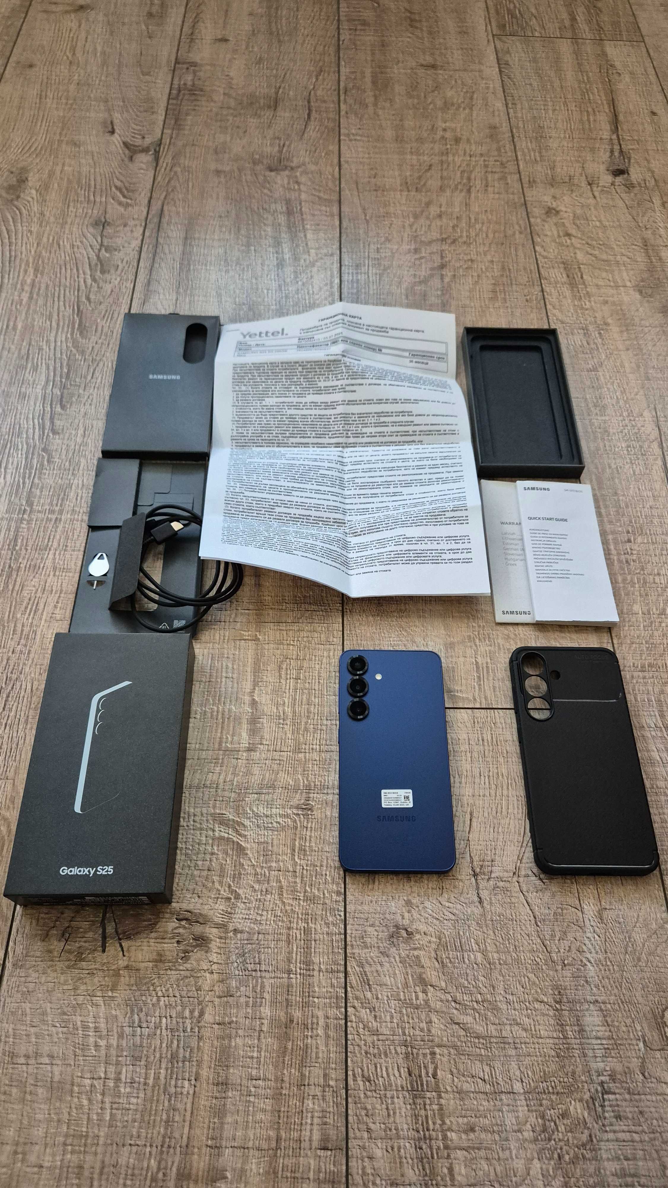 36м.Гаранция Samsung Galaxy S25 Navy 256GB Dual
