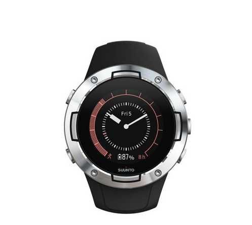 Ceas sport Suunto 5 G1 All Black, unisex,alb și negru