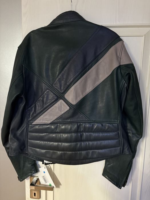 Geaca piele Emporio Armani, 52