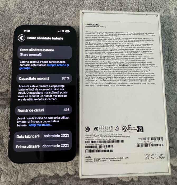 Iphone 15 Pro Max 256! Oferta!!