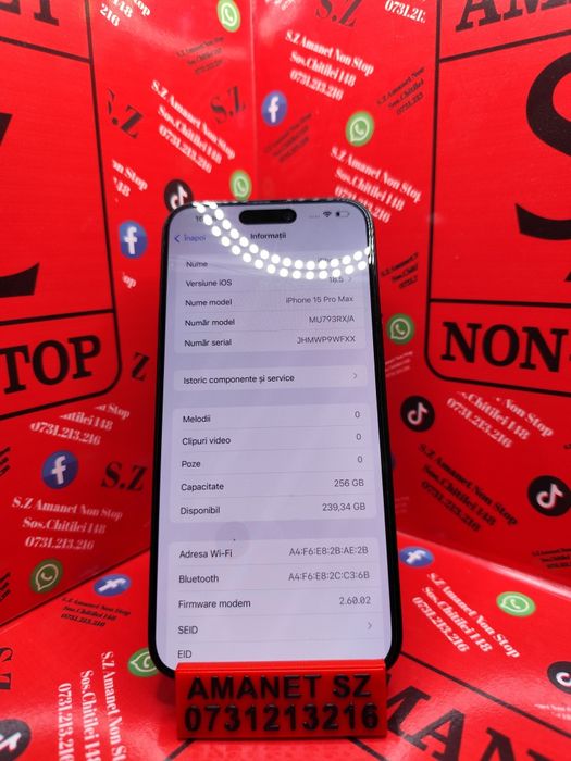 iPhone 15 Pro Max Amanet SZ Non Stop