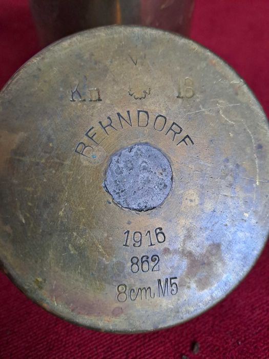 rasnita bronz realizata din obuz bronz 1916