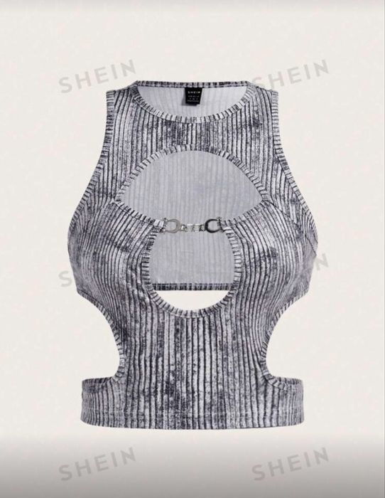 Crop Top decupat Y2K shein