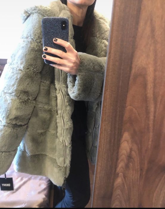 DKNY teddy coat оригинално