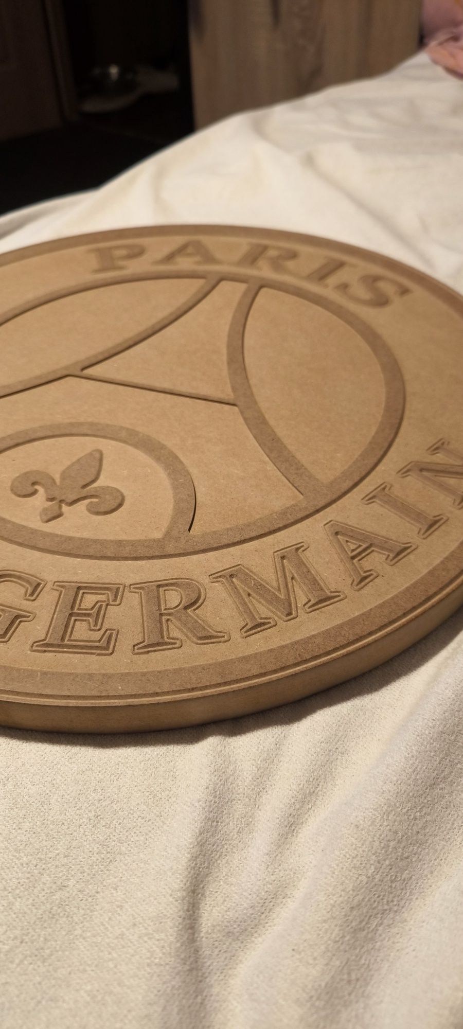 Logo PSG lemn 40 cm