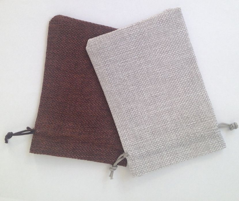 51 бр Ленени торбички кесийки за подаръци, лавандула, бижута, сватбено