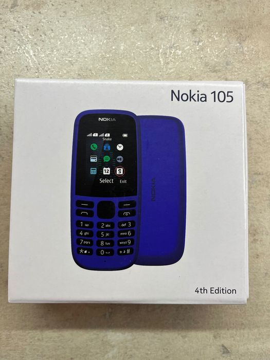 Класически телефон Nokia 105, Black