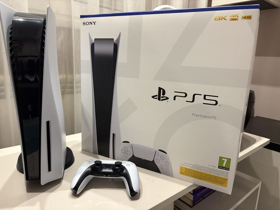 PlayStation 5 Disc Edition – отлично състояние!