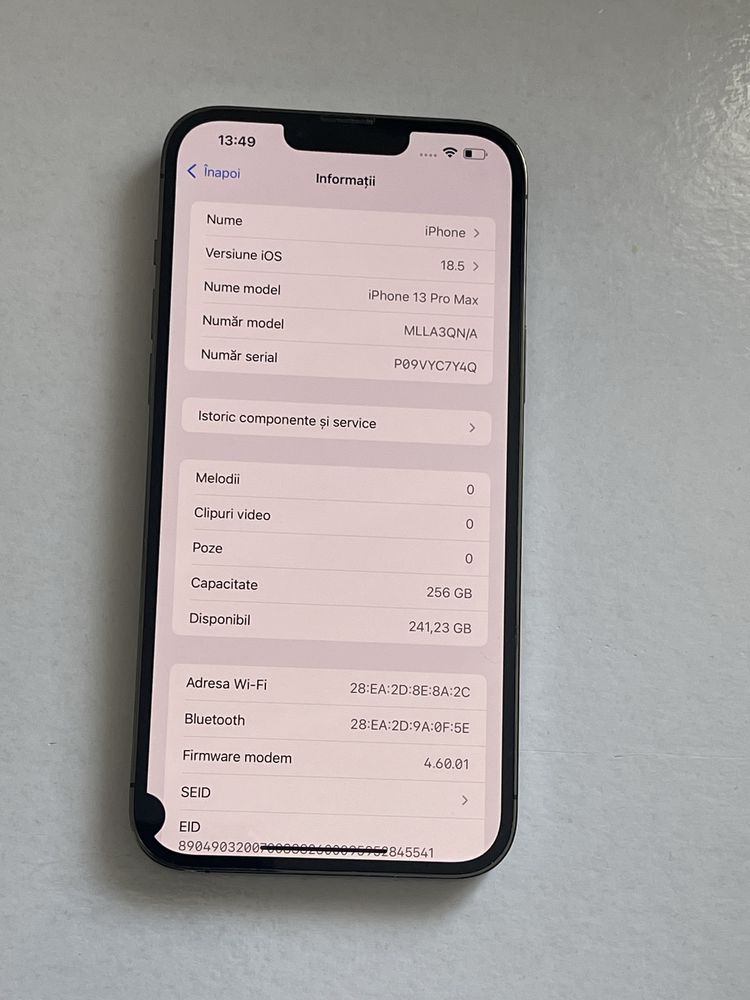 iPhone 13 Pro Max Graphit 256Gb