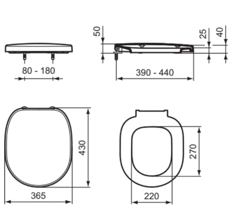 Capac WC Ideal Standard (ca nou-2 buc.)