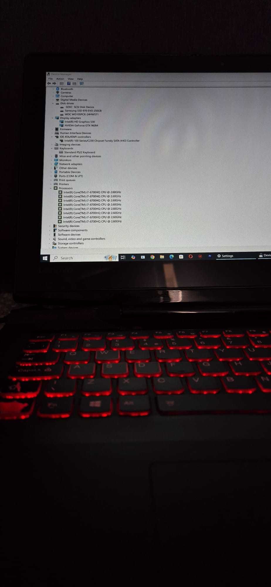 Laptop Lenovo, i7 2.6 0GHz (până la 3.5), GTX 960M 4GB, 16GB RAM, SSD