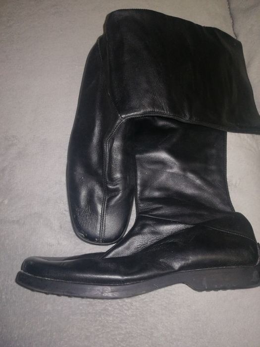 Cizme din piele Zara