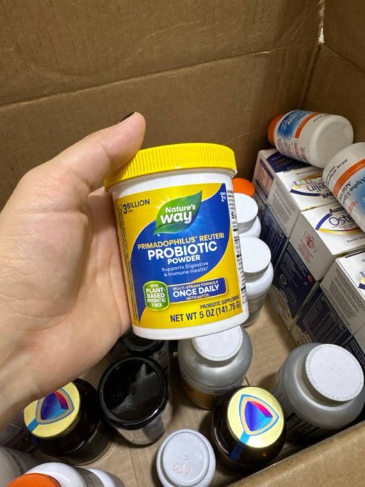 Пробиотик, Primadophilus Reuteri Probiotic Powder Nature’s way порошок