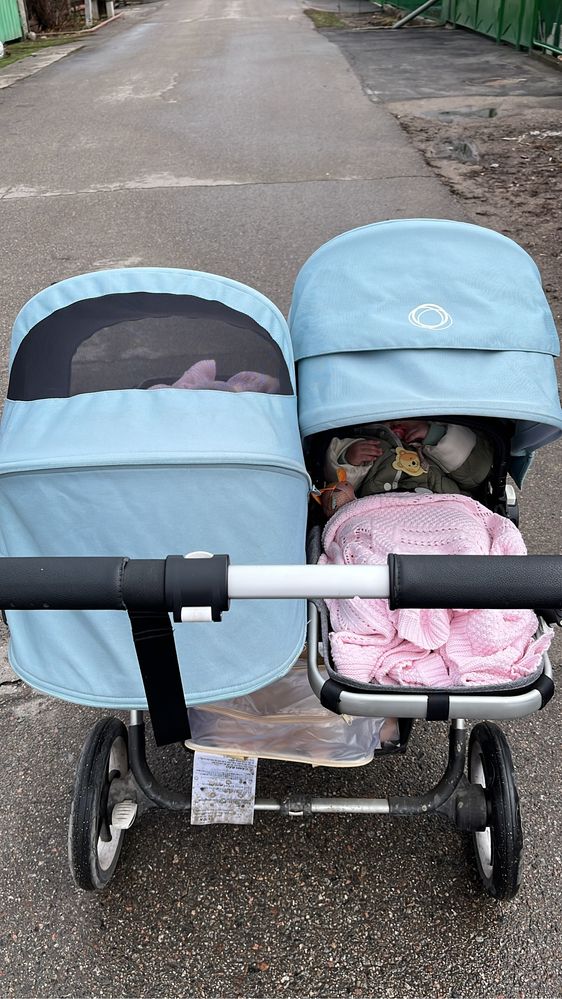 Коляска bugaboo donkey 3 2 в 1 коляска для двойни и погодок