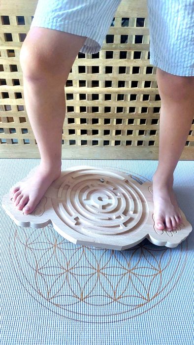 Jucărie de antrenament senzorial cu labirint, pentru copii, #MadeinRO