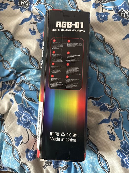 (SIGILAT) Mousepad RGB 30 x 80 cm DOAR AZI!
