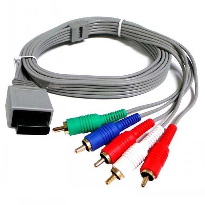 Cablu AV Audio Video Compozit pt consola Nintendo Wii pt TV vechi