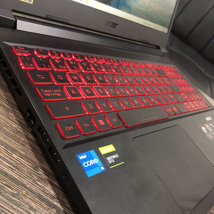Мощный игровой Acer Nitro 5 i5 11gen 8/256гб Gtx1650 для игр и графики